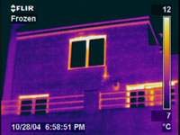 Thermal Imaging of house exterior
